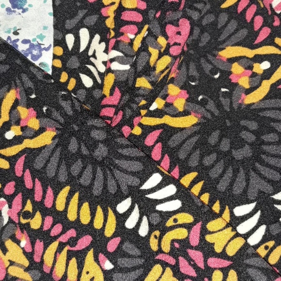 Lularoe legging black and orange One size - Picture 3 of 3
